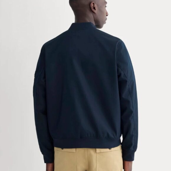 Everlane Men's Bomber Jacket (Navy, Size M) - Picture 3 of 7